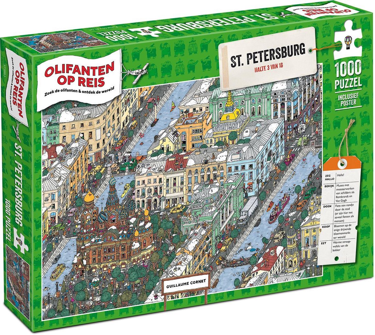 Olifanten op Reis - St. Petersburg (1000) (INTRODUCTIE AANBIEDING)